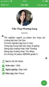 giáo viên dạy kèm piano