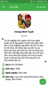 giáo viên dạy kèm piano