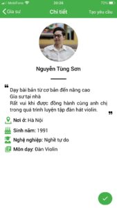 dạy kèm đàn violin
