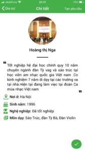 dạy kèm đàn violin