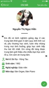 giáo viên dạy kèm piano