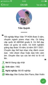 giáo viên dạy kèm piano