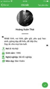 dạy kèm đàn violin