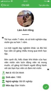 dạy kèm đàn violin