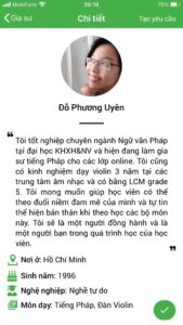 dạy kèm đàn violin