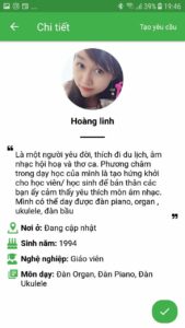 giáo viên dạy kèm piano