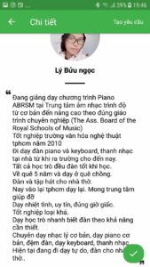 giáo viên dạy kèm piano