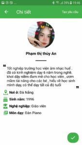 giáo viên dạy kèm piano
