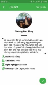 giáo viên dạy kèm piano