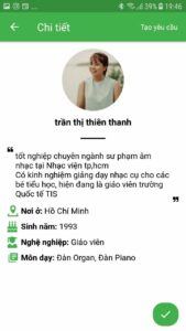 giáo viên dạy kèm piano