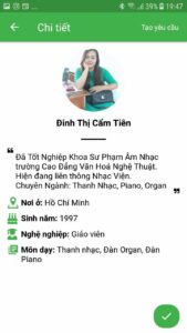 giáo viên dạy kèm piano