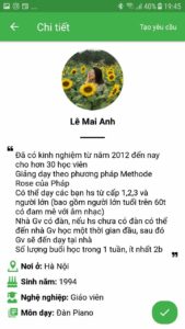giáo viên dạy kèm piano