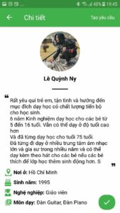 giáo viên dạy kèm piano