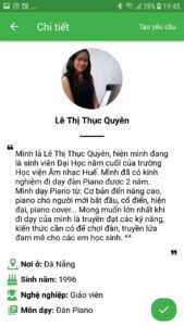 giáo viên dạy kèm piano