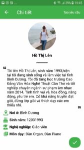 giáo viên dạy kèm piano