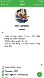 dạy kèm đàn violin