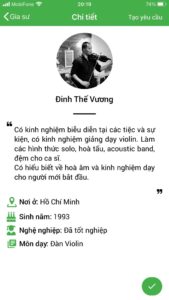 dạy kèm đàn violin