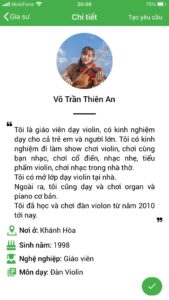 dạy kèm đàn violin