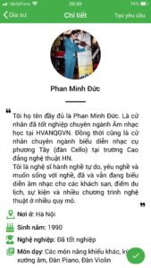 dạy kèm đàn violin